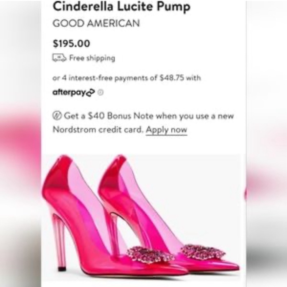 NEW CINDER-F*CKING-RELLA PUMP PINK (box and Duffy bag included) - Picture 2 of 8